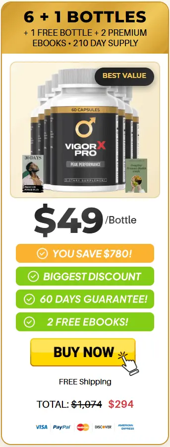 Buy VigorX Pro 6 Bottle